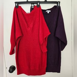 Bundle of 2 New York & Company Tops/Blouse/Dolman Sleeve